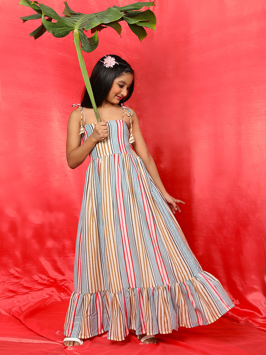 Multicolor Striped Dress