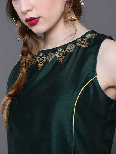 Yellow Block Print Lehenga Choli