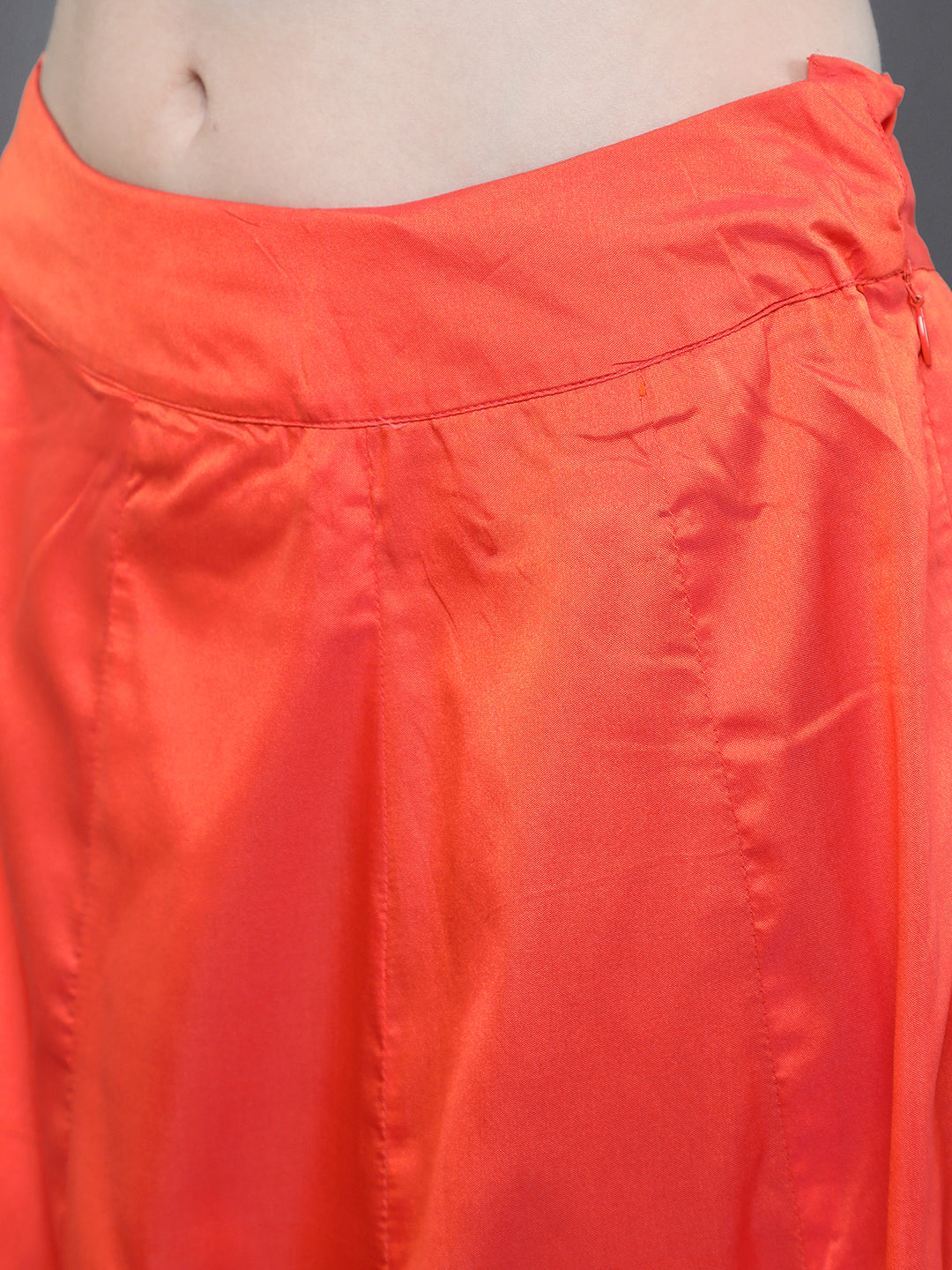 Orange Lehenga Choli With Dupatta