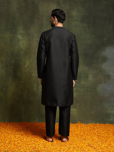 Black Long Kurta