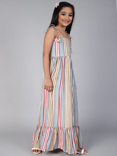 Multicolor Striped Dress