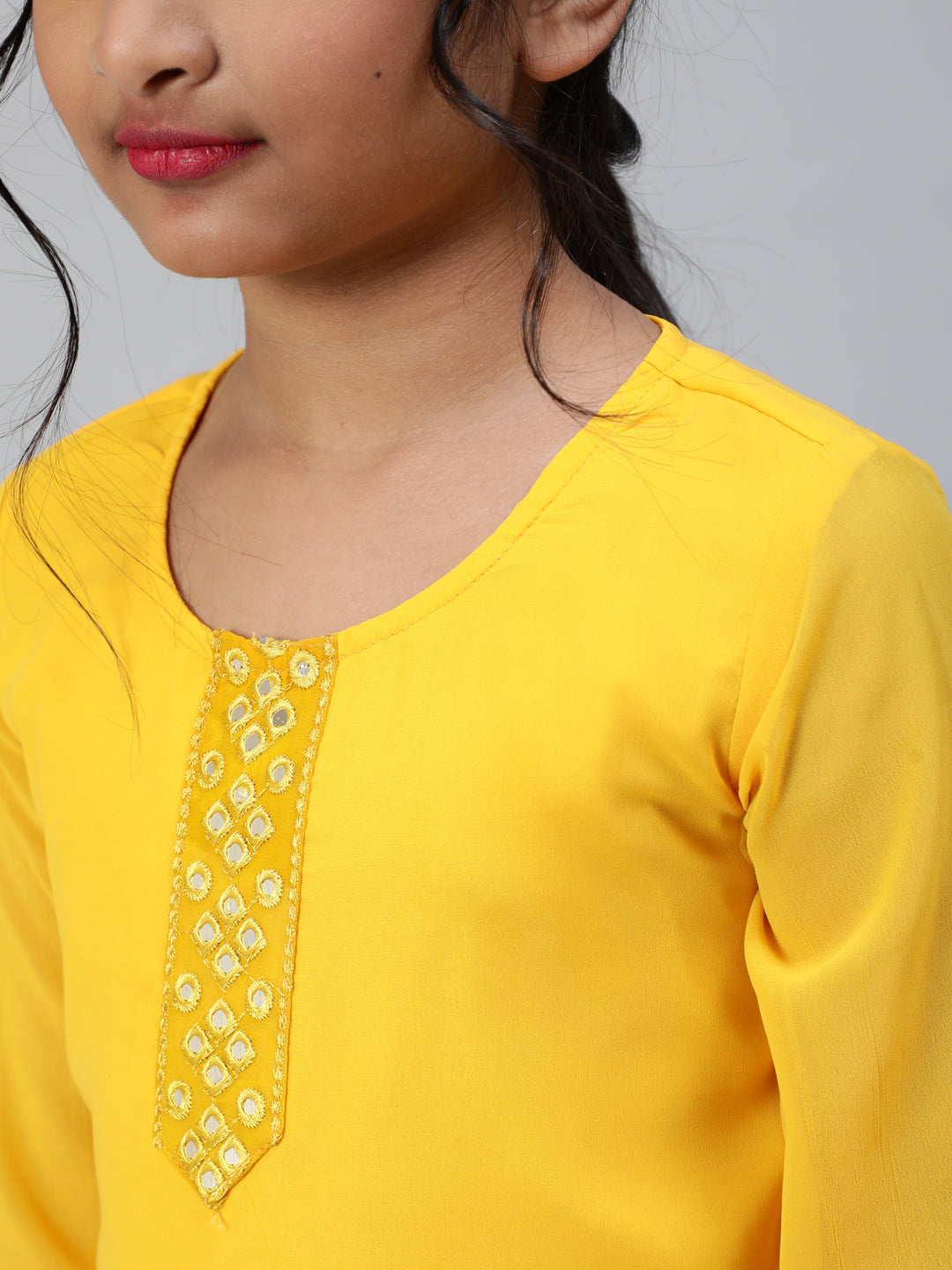 Yellow Leheriya Print Kurta Sharara With Dupatta