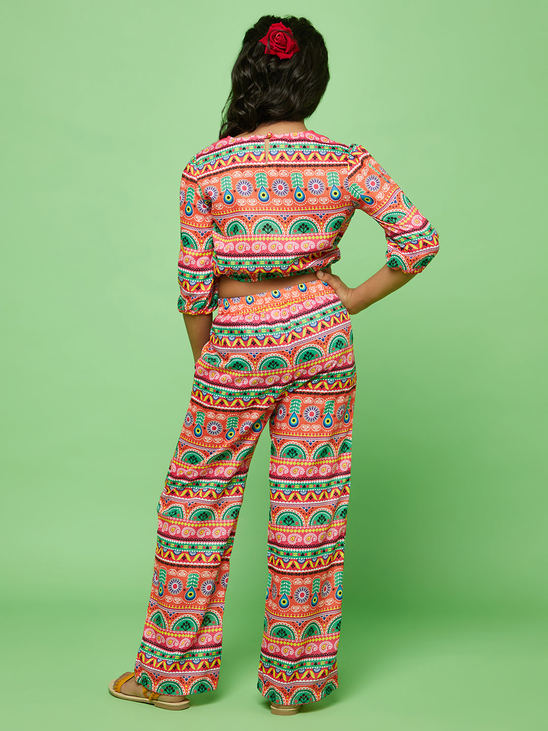 Mother Daughter Combo- Multicolor Co ord set