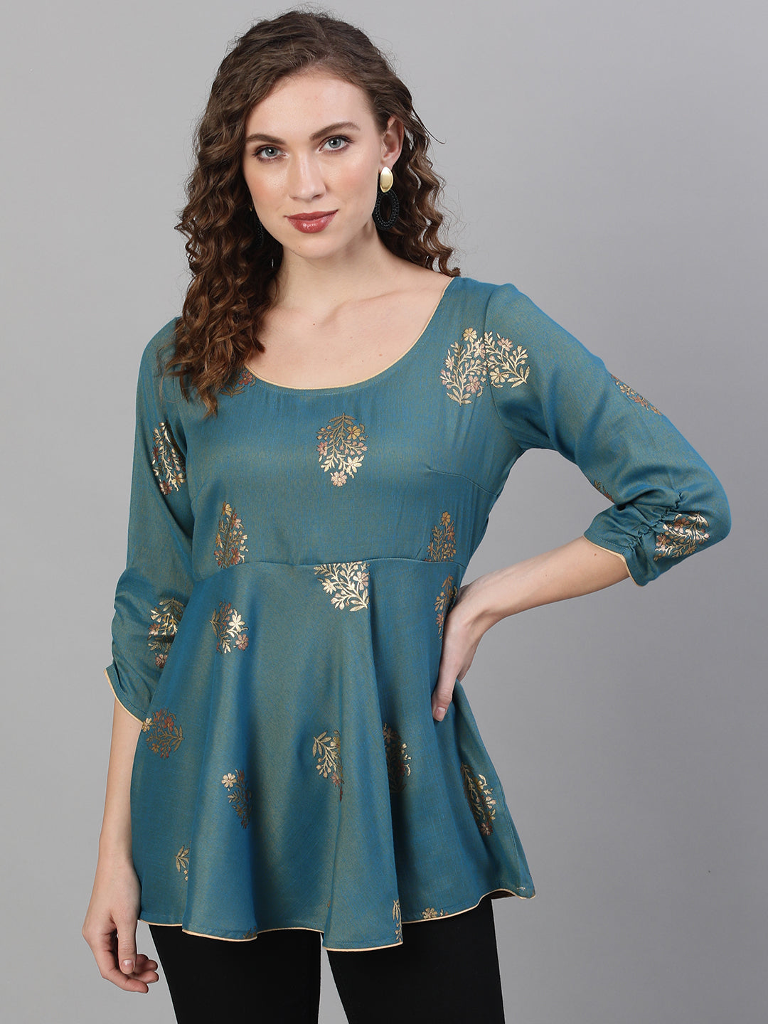 Blue Printed Tunic