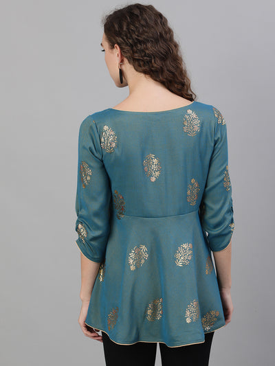 Blue Printed Tunic