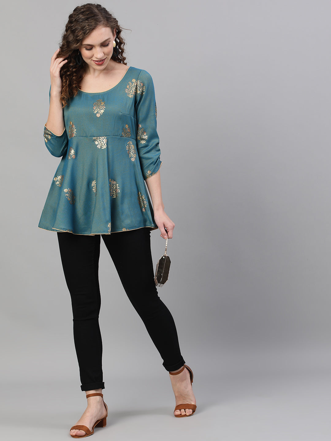 Blue Printed Tunic