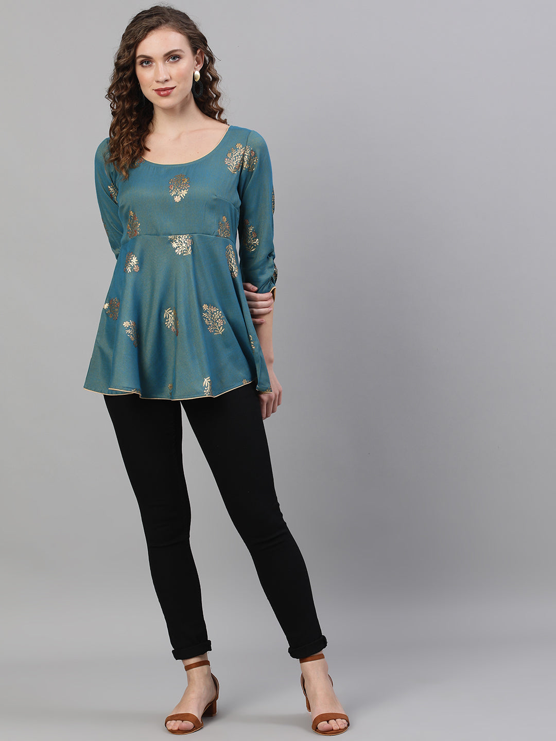 Blue Printed Tunic