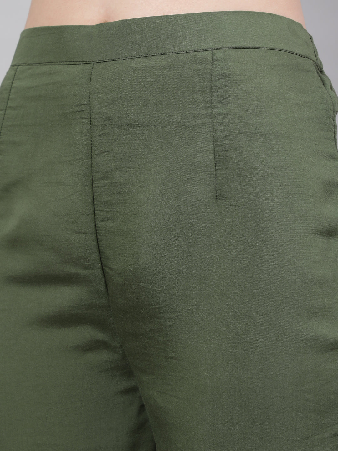 Green Embroidered Kurta Pant With Dupatta
