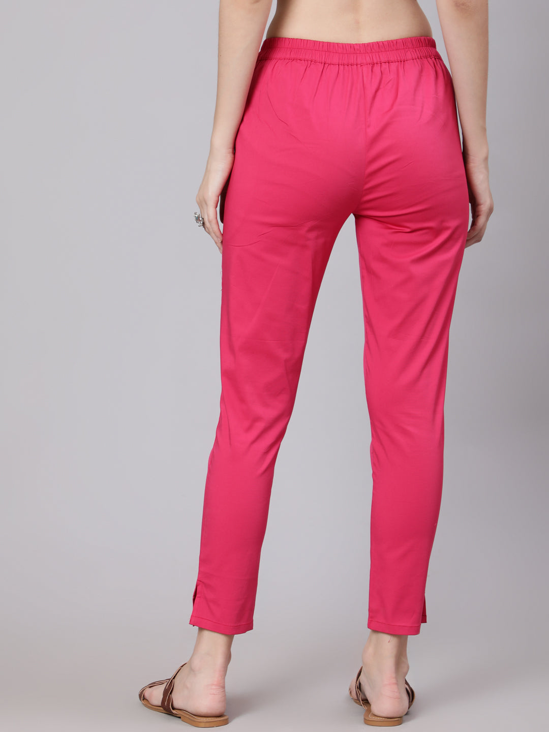 Magenta Cigarette Trouser