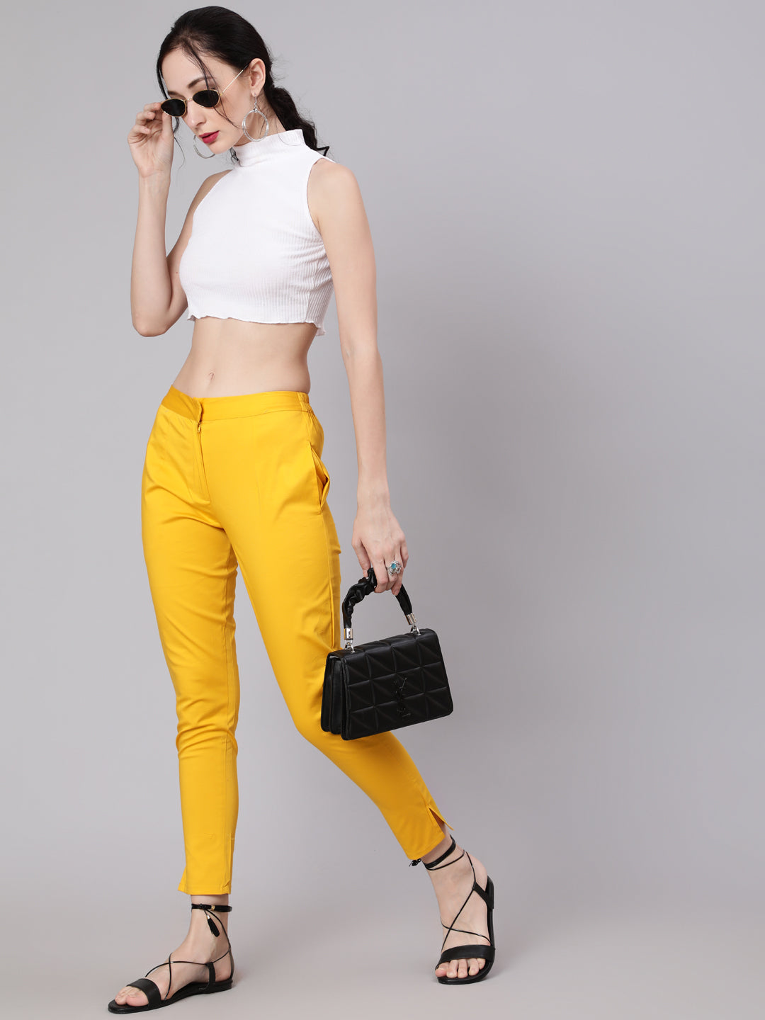 Yellow Cigarette Trouser