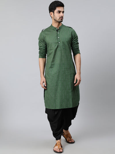Green Long Kurta