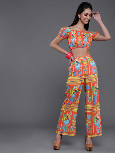 Orange Truck Art Co-Ord Set