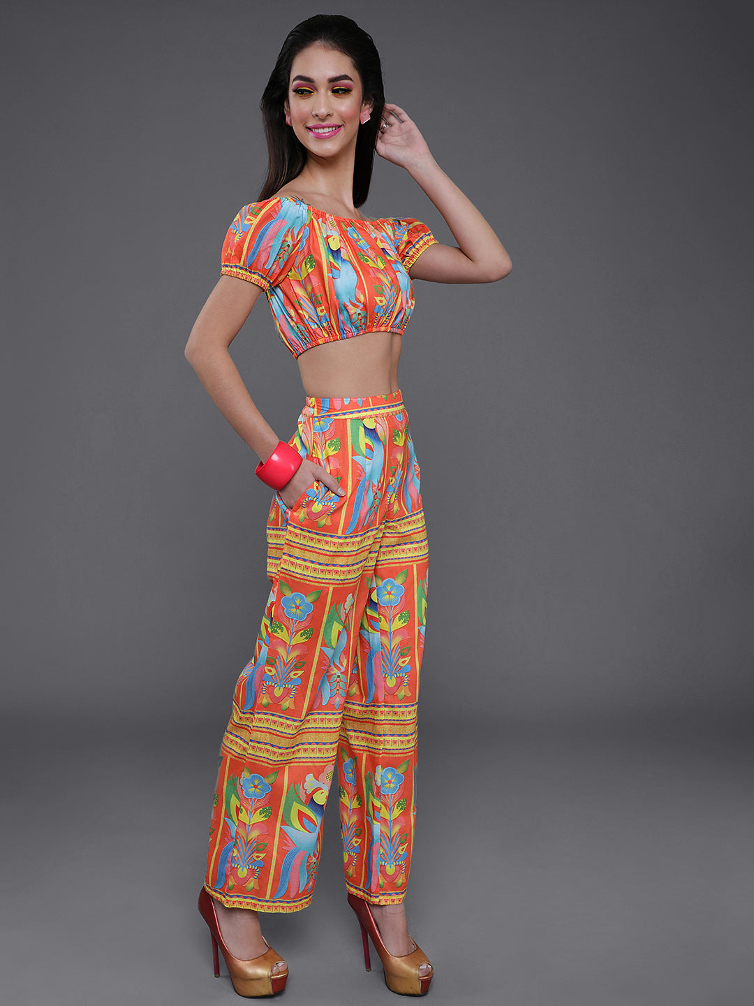 Orange Truck Art Co-Ord Set