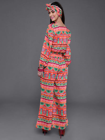 Mother Daughter Combo- Multicolor Co ord set