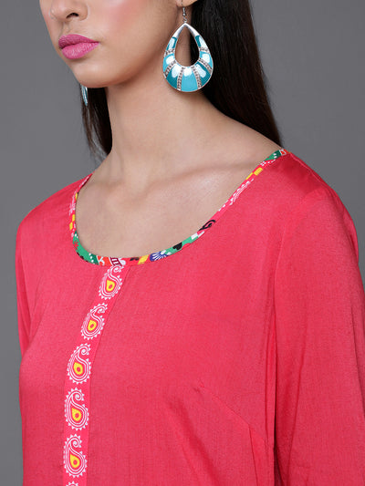 Pink Kurta With Sharara