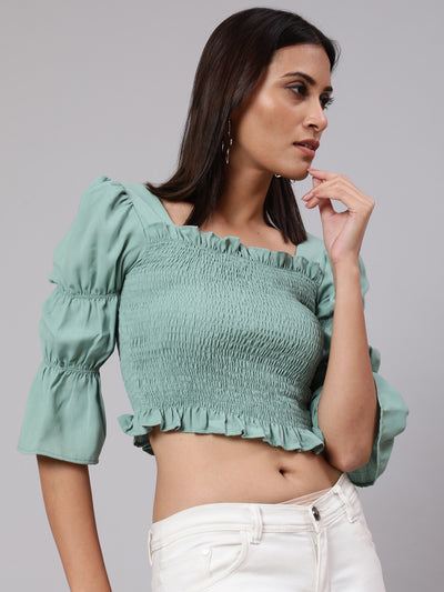 Green Smoking Top